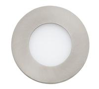 EGLO CONNECT Lot de 3 Luminaires encastrables LED FUEVA-C, lampe Smart Home en métal moulé couleur nickel mat et plastique, Ø : 8,5 cm, dimmable, tons blancs et couleurs réglables
