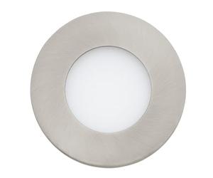 EGLO CONNECT Lot de 3 Luminaires encastrables LED FUEVA-C, lampe Smart Home en métal moulé couleur nickel mat et plastique, Ø : 8,5 cm, dimmable, tons blancs et couleurs réglables