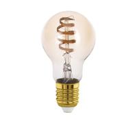 Eglo connect.z Ampoule LED E27 connectée, A60, ZigBee, contrôlable par appli et commande vocale, dimmable, blanc chaud - froid, 360 lumens, 5 watts, ambré, design vintage