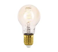 Eglo connect.z Ampoule LED E27 connectée, A60, ZigBee, contrôlable par appli et commande vocale, dimmable, blanc chaud - froid, 360 lumens, 5 watts, ambré, design vintage