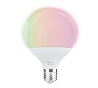 Eglo connect.z ampoule LED E27 connectée, G95, Matter, ZigBee, app et commande vocale Alexa, dimmable, RGB, blanc chaud - froid, 1600 lumens, 14 watts, lampe à incandescence