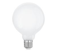 Eglo connect.z ampoule LED E27 connectée, G95, ZigBee, app et commande vocale Alexa, dimmable, RGB, blanc chaud, 806 lumens, 7,5 watts, lampe à incandescence