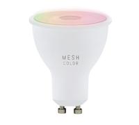 Eglo connect.z ampoule LED GU10 connectée, Matter, ZigBee, app et commande vocale Alexa, lampe dimmable, RGB, blanc chaud - froid, 420 lumens, 4,9 watts