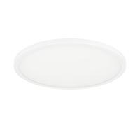 Eglo connect.z Lampe de plafond LED connectée Sarsina-Z, plafonnier contrôlable par application et commande vocale Alexa, blanc chaud - froid, dimmable, métal blanc, Ø 45 cm
