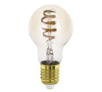 Eglo connect.z Lot de 2 ampoules LED E27 connectées, A60, Matter, ZigBee, app et commande vocale Alexa, télécommande, dimmable, blanc chaud - froid, 7 watts, lampe vintage ambre