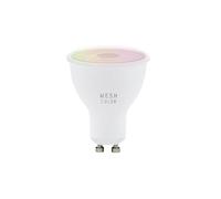 Eglo connect.z Lot de 3 ampoules LED GU10 connectées, Matter, ZigBee, app et commande vocale Alexa, télécommande, dimmable, blanc chaud - froid, lampe RGB, 4,9 watts, blanc