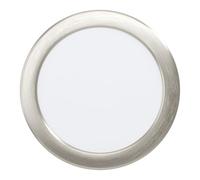 Eglo connect.z Lot de 3 spots LED encastrables Fueva 6-Z, jeu de lampes encastrées pour salle de bains, Ø 16,8 cm, ZigBee, app et Alexa, blanc chaud - froid, dimmable, argenté, IP44