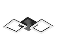 Eglo Luminaire plafonnier LED Paranday-Z ZigBee, connecté (application, Alexa), dimmable noir/blanc