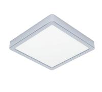 Eglo connect.z Plafonnier LED connecté Fueva 6-Z, 22 cm, ZigBee, Matter, lampe plafond pour salle de bains, app et commande vocale Alexa, blanc chaud-froid, RGB, dimmable, chromé, IP44
