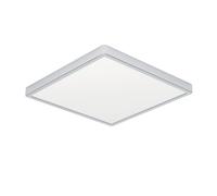 Eglo connect.z Plafonnier LED connecté Fueva 6-Z, 39 cm, ZigBee, Matter, lampe plafond pour salle de bains, app et commande vocale Alexa, blanc chaud-froid, RGB, dimmable, chromé, IP44