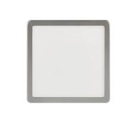 Eglo Plafonnier LED connecté Fueva-Z – 21 cm, ZigBee, IP44, blanc chaud-froid, dimmable, nickel-mat