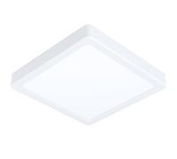 Eglo connect.z Plafonnier LED connecté Fueva-Z, 21 cm, lampe de plafond ZigBee pour salle de bains, contrôlable par appli et commande vocale, blanc chaud - froid, dimmable, blanc, IP44