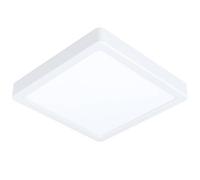 Eglo connect.z Plafonnier LED connecté Fueva-Z, 21 cm, lampe de plafond ZigBee pour salle de bains, contrôlable par appli et commande vocale, blanc chaud - froid, dimmable, blanc, IP44