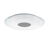 Eglo connect.z Plafonnier LED connecté Lanciano-Z, Ø 45 cm, lampe de plafond ZigBee, luminaire ciel étoilé contrôlable par appli et commande vocale, blanc chaud - froid, dimmable