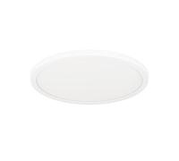 Eglo connect.z Plafonnier LED connecté Rovito-Z, Ø 29,5 cm, lampe de plafond contrôlable par appli et commande vocale Alexa, blanc chaud - froid, rétro-éclairage RGB, dimmable, blanc