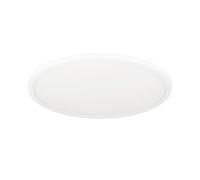 Eglo connect.z Plafonnier LED connecté Rovito-Z, Ø 42 cm, lampe de plafond contrôlable par appli et commande vocale Alexa, blanc chaud - froid, rétro-éclairage RGB, dimmable, blanc