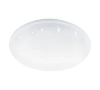 EGLO connect.z Plafonnier LED connecté Totari-Z, Ø 38 cm, lampe de plafond ZigBee, luminaire ciel étoilé contrôlable par appli et commande vocale, blanc chaud - froid, dimmable