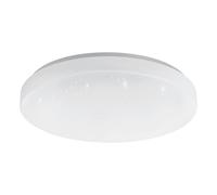 EGLO connect.z Plafonnier LED connecté Totari-Z, Ø 38 cm, lampe de plafond ZigBee, luminaire ciel étoilé contrôlable par appli et commande vocale, blanc chaud - froid, dimmable