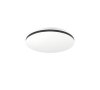 Eglo connect.z Plafonnier LED Maltignano-Z, ZigBee + Matter, contrôle app et vocal Alexa, lampe de plafond, blanc chaud-froid, RGB, dimmable, noir-blanc, Ø 33 cm