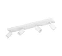 Eglo connect.z Plafonnier LED Melitello-Z, 4 spots, lampe de plafond ZigBee, Matter, app, commande vocale Alexa, blanc chaud-froid, RGB, dimmable,