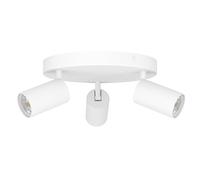 Eglo Barre LED connectée Telimbela-Z – 3 spots blancs, appli & Alexa, blanc chaud-froid RVB dimmable