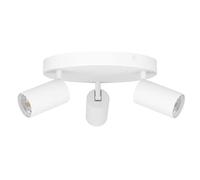 Eglo connect.z rail spot LED connecté Telimbela-Z, barre de 3 spots, lampe de plafond blanche, plafonnier contrôlable par application et commande vocale Alexa, blanc chaud - froid, RVB, dimmable