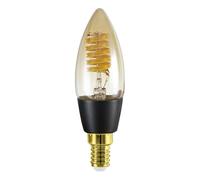 EGLO connect.z Smart-Home Ampoule LED E14, C35, ZigBee, application et commande vocale Alexa, intensité variable, couleur de la lumière réglable (blanc chaud/blanc froid), 320 lumens, 4,9 W, ampoule