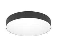Eglo connect.z Smart-Home LED plafonnier Gallizzi-Z, Ø 49 cm, ZigBee, mat, contrôle app et vocal Alexa, blanc chaud-froid, RGB, dimmable, lampe plafond noir