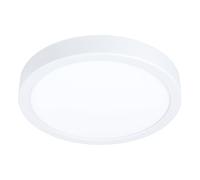 Eglo connect.z Smart Home plafonnier LED de salle de bain Fueva 6-Z, ZigBee, app et commande vocale Alexa, blanc chaud - blanc froid, RGB, luminaire intensité variable, blanc, IP44, Ø 21 cm