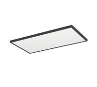 Eglo connect.z Smart Home plafonnier LED de salle de bain Rovito-Z, ZigBee, app et commande vocale Alexa, blanc chaud-blanc froid, RGB, luminaire à intensité variable, noir, IP44, 57x30 cm