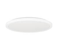 Eglo connect.z Smart Home plafonnier LED de salle de bain Rovito-Z, ZigBee, app et commande vocale Alexa, blanc chaud - blanc froid, RGB, luminaire à intensité variable, blanc, IP44, Ø 39 cm