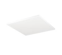 Eglo connect.z Smart Home plafonnier LED de salle de bain Rovito-Z, ZigBee, app et commande vocale Alexa, blanc chaud-blanc froid, RGB, luminaire à intensité variable, blanc, IP44, 50x50 cm