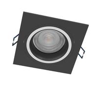 Eglo connect.z Spot LED encastrable Carosso-Z, lampe encastrée ZigBee, contrôlable par appli et commande vocale Alexa, blanc chaud - froid, RVB, dimmable, aluminium noir mat, 9,3 cm