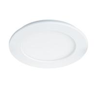 Eglo connect.z Spot LED encastrable pour salle de bains Fueva-Z, extra-plat, Ø 120 mm, lampe encastrée ZigBee, contrôlable par appli et commande vocale, blanc chaud - froid, dimmable, blanc, IP44