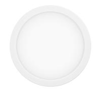 Eglo connect.z Spot LED encastrable pour salle de bains Fueva-Z, extra-plat, Ø 216 mm, lampe ZigBee, contrôlable par appli et commande vocale, blanc chaud - froid, dimmable, blanc, IP44