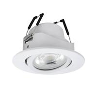 Eglo connect.z Spot LED encastrable Saliceto-Z, Ø 88 mm, lampe de plafond encastrée ZigBee, contrôlable par appli et commande vocale, blanc chaud - froid, RGB, dimmable, blanc