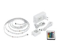 EGLO coupable barre lED en plastique blanc 25 x 1 w lED, télécommande incluse) 177 longueur : 60 cm livré avec câble et fiche transformater e protection 2, découpable 13533, 655 lm blanc neutre