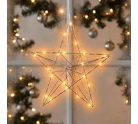 Eglo Décoration De Noël LED Étoile Pour Fenêtre Chrom L 38 Cm