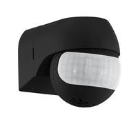 EGLO détecteur de Mouvement Detect me 1, capteur en Plastique, détecteur | orientable, couleur : noir, IP44