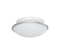 Eglo - Dolly Plafonnier ou applique murale 23,5cm forme ronde, Verre, Chrome (31016)