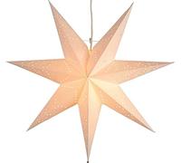 EGLO Étoile de Noël pour intérieur, étoile décorative lumineuse en papier à