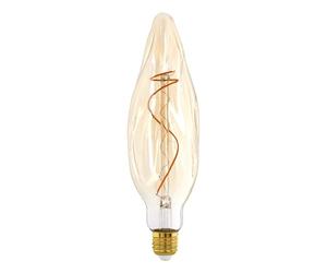 Eglo Grosse ampoule LED E27 filament spirale, lampe décorative Big Size à