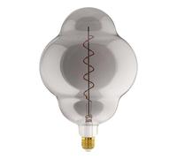 Eglo Grosse ampoule LED E27 filament spirale, lampe décorative Big Size à | intensité variable, luminaire vintage extra-large, verre fumé, 4 watts, 110 lumens, blanc chaud, 2000 K, L 29 cm