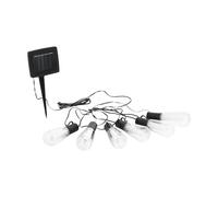 Eglo Guirlande solaire extérieure, 6 LED, avec piquet de terre, déco lumineuse pour jardin et balcon, 2 m, blanc chaud