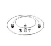 Eglo Kit d'Accessoires Pour Suspension de La Série Salobrena 1, Matériau : Acier, Couleur : Chrome