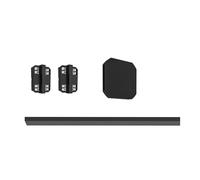 EGLO Kit d'extension pour système de Rail Track Plus, kit d'extension Rail Plafond, Accessoires rallonge, Plastique Noir, L 100 cm