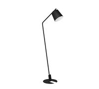 Eglo Lampadaire arc sur pied Oneda, luminaire de sol minimaliste, lampe de