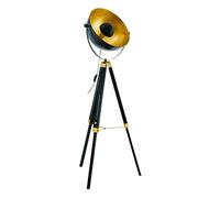 Eglo lampadaire COVALEDA, lampe de sol à flamme industriel, vintage, lampe