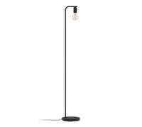 Eglo Lampadaire Cranley 1, luminaire sur pied minimaliste, lampe de salon en métal noir, avec interrupteur, douille E27 pour ampoules décoratives