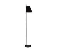 Eglo Lampadaire Estaziona Noir L: 26 W: 23,5 H: 150cm avec Interrupteur Au Pied